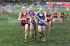 Senior girls 2019 New Balance English Schools Cross Country Champs, Temple Newsam, Leeds. Photo:  David T. Hewitson/Sports for All Pics